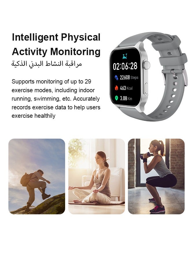 Wapik X5S Smart Watch - Silver