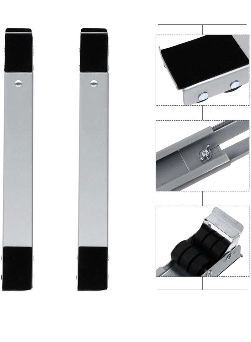 Washing Machine Stand with Wheels Adjustable Roller Base Mobile Roller Refrigerator Base Moving Cart for Dryer Fridge Furniture - Image 4