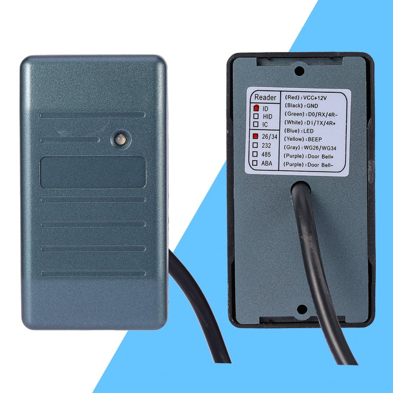 Waterproof IC Card Reader Fully Sealed Design for RFID Card Access Control - High Sensitivity 125KHz Contactless Reader with Dual LED Indicators for Outdoor Security Applications - Image 3