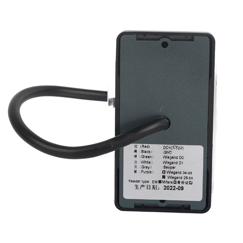 Waterproof IC Card Reader Fully Sealed Design for RFID Card Access Control - High Sensitivity 125KHz Contactless Reader with Dual LED Indicators for Outdoor Security Applications - Image 5