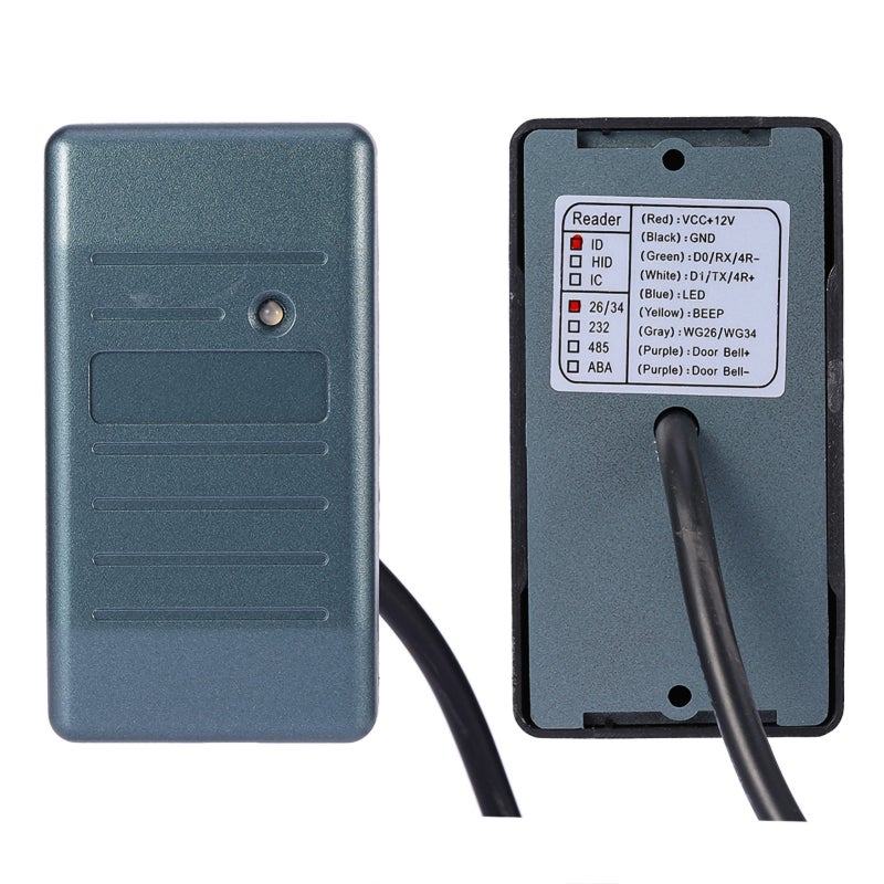 Waterproof IC Card Reader Fully Sealed Design for RFID Card Access Control - High Sensitivity 125KHz Contactless Reader with Dual LED Indicators for Outdoor Security Applications - Image 2