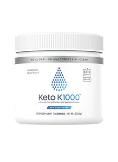 Hi-Lyte Keto K1000 Electrolyte Powder | Unflavored | Hydration Supplement Drink Mix | Boost Energy & Beat Leg Cramps | No Sugar, No Stevia, No Maltodextrin | 50 Servings  - Image 1