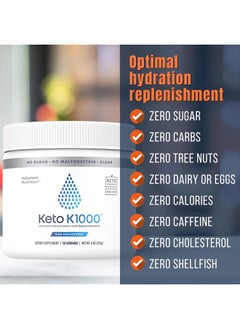 Hi-Lyte Keto K1000 Electrolyte Powder | Unflavored | Hydration Supplement Drink Mix | Boost Energy & Beat Leg Cramps | No Sugar, No Stevia, No Maltodextrin | 50 Servings  - Image 4
