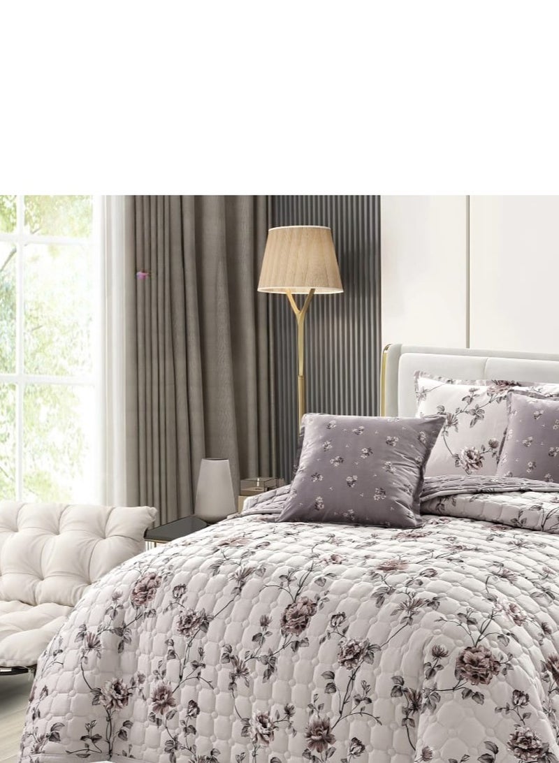 مون طقم لحاف نفر مفرش مكون من 4 قطع بوليستر لحاف مقاس170 في 220سم - Image 3