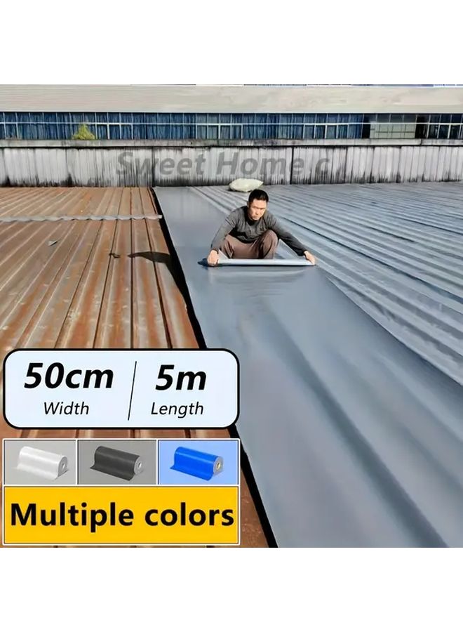 Slate Gray Waterproof Tape 50cm x 5m For All Roof Surfaces Anti Aging Rust Proof Large Leak Repair - Image 3