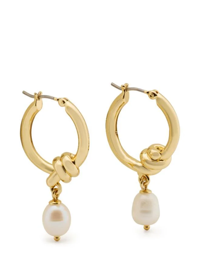 كيت سبيد Small Drop Hoops
