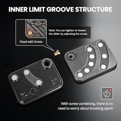 ITOKEY Fidget Toys Adults Poker Card Fidget Toy Metal Fidget Slider to Relieve Anxiety and Stress Cool Desk Toys for Office Magnet Fidget Toy for Men Adults ADHD - Image 5