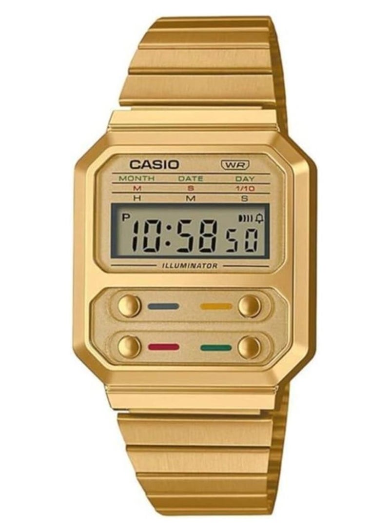 كاسيو ساعة كاسيو الرقمية للرجال من مجموعة فينتاج - A100WEG-9ADF