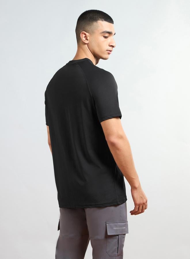 تكنوسبورت تيشيرت تكنوسبورت بأكمام راجلان دائرية - Image 4