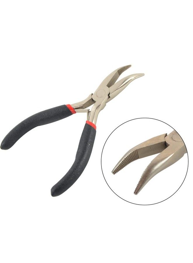 YTBYT Hair Extensions Tool Kit Black Hair Pliers Pulling Hook Bead Device Tool Kits And 500 Pcs 5 Mm Micro Links Rings Beads ( Black ) - Image 5