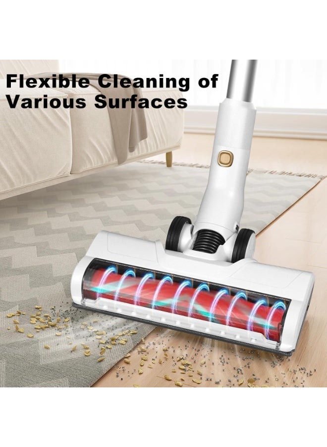 Xoopla Cordless Vacuum Cleaner, 42Kpa Powerful Suction Stick Vacuum Cleaner, Up to 60Mins Runtime, 2 Power Modes LED Touch Screen, Ideal for Home, Car, Hard Floor, Carpet, Pet Hair - Image 2