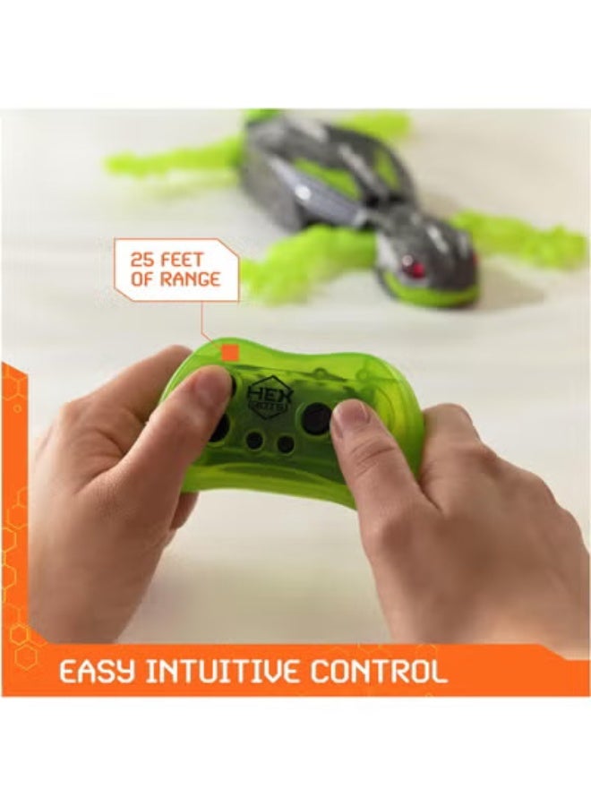 روبوتات سداسية لعبة روبوت جيكو الزاحف على الحائط، قابلة لإعادة الشحن وجهاز التحكم عنWall Crawler Gecko, Rechargeable Remote Control Robot Kids Toys, Climbs up Walls, RC Robot Toys for Boys & Girls Ages 4 & Up بعد، تتسلق الجدران، ألعاب روبوتية تعمل بالتحكم عن بعد للأولاد والبنات من سن 4 سنوات فما فوق - Image 2