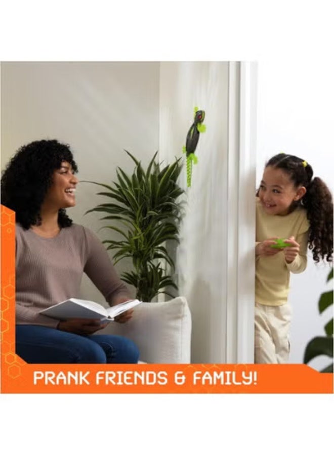 روبوتات سداسية لعبة روبوت جيكو الزاحف على الحائط، قابلة لإعادة الشحن وجهاز التحكم عنWall Crawler Gecko, Rechargeable Remote Control Robot Kids Toys, Climbs up Walls, RC Robot Toys for Boys & Girls Ages 4 & Up بعد، تتسلق الجدران، ألعاب روبوتية تعمل بالتحكم عن بعد للأولاد والبنات من سن 4 سنوات فما فوق - Image 5