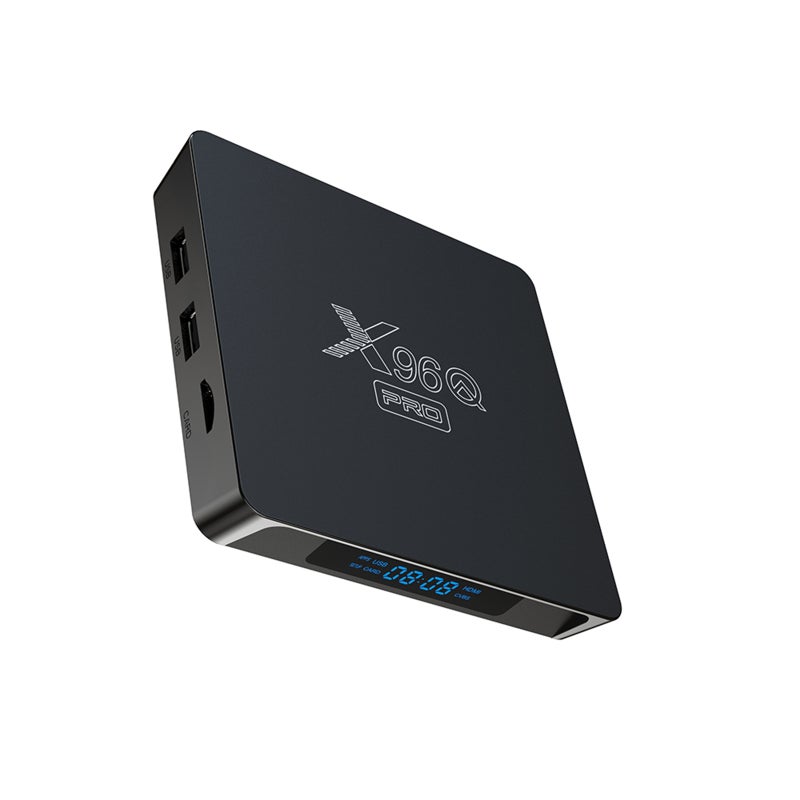 مربع تلفزيون ذكي X96Q PRO بنظام أندرويد 10.0 مشغل الوسائط UHD 4K مع معالج ألوينر H313 رباعي النواة، يدعم تقنية H.265، وايفاي 2.4 جيجا هرتز و5 جيجا هرتز وشبكة محلية سعة 100 ميجابت/ثانية مع وحدة تحكم عن بعد - Image 4