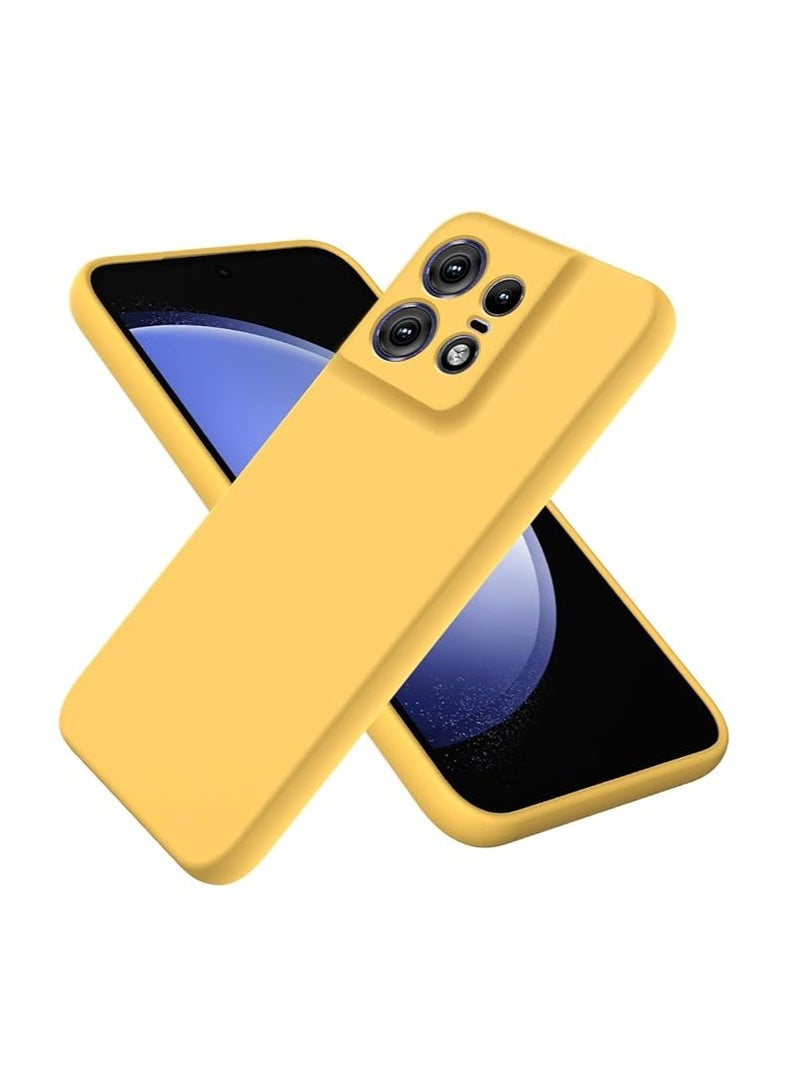 حافظة سيليكون لهاتف Motorola Edge 50 Pro مع حبل سيليكون، رقيقة، ناعمة، مضادة للصدمات