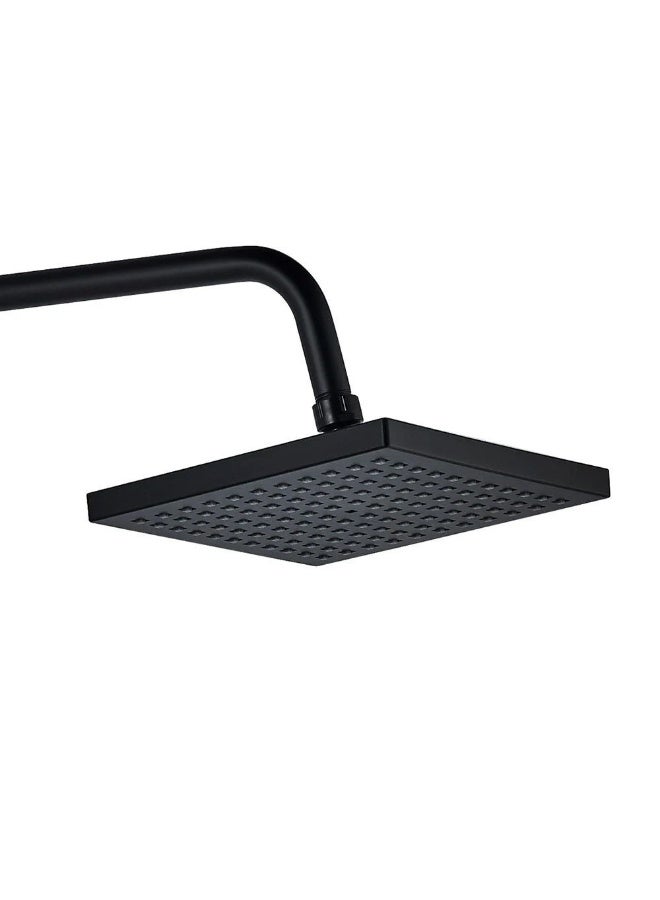 milano Matte Black Shower System with Handheld & Rain Shower Head - Image 4