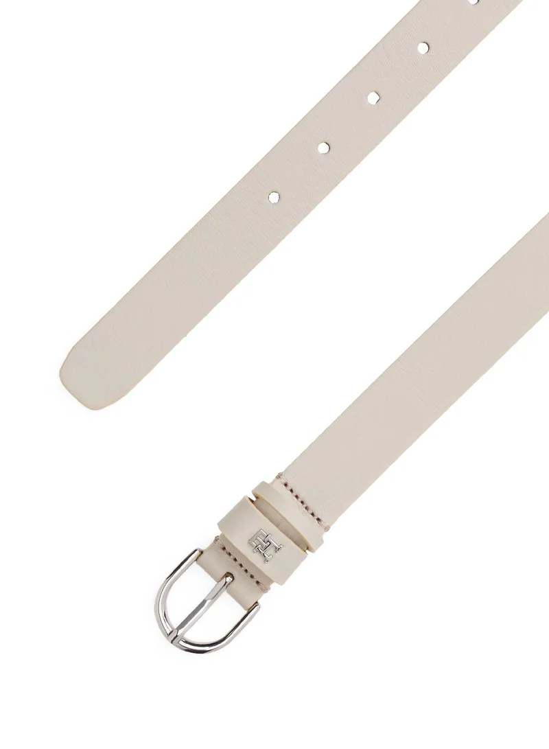 TOMMY HILFIGER Essential TH Monogram Leather Belt