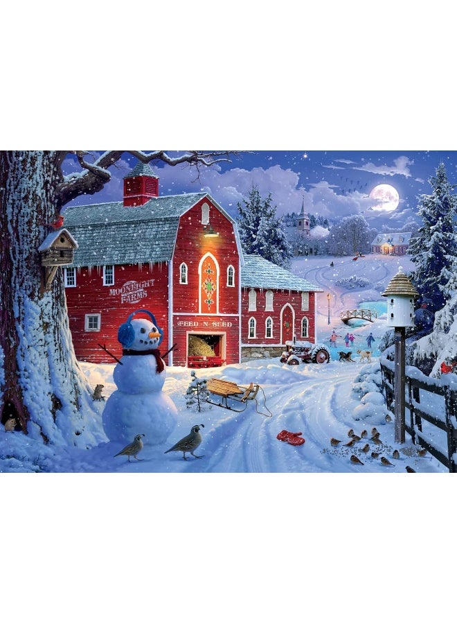 Buffalo Games David Stevenson Winter Frolic 500 Piece Jigsaw Puzzle for Adults Challenging Puzzle Perfect for Game Nights Finished Size is 2125 x 1500 - Image 4