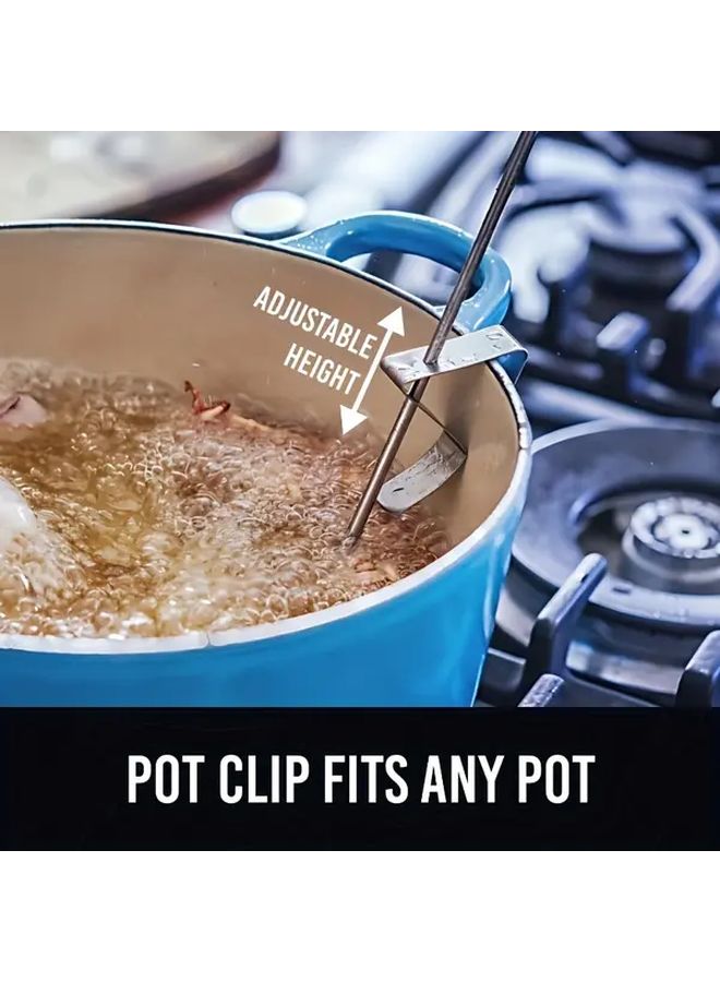 Medium Clamp On Thermometer 0 300C High Precision Analog No Battery Needed - Image 3