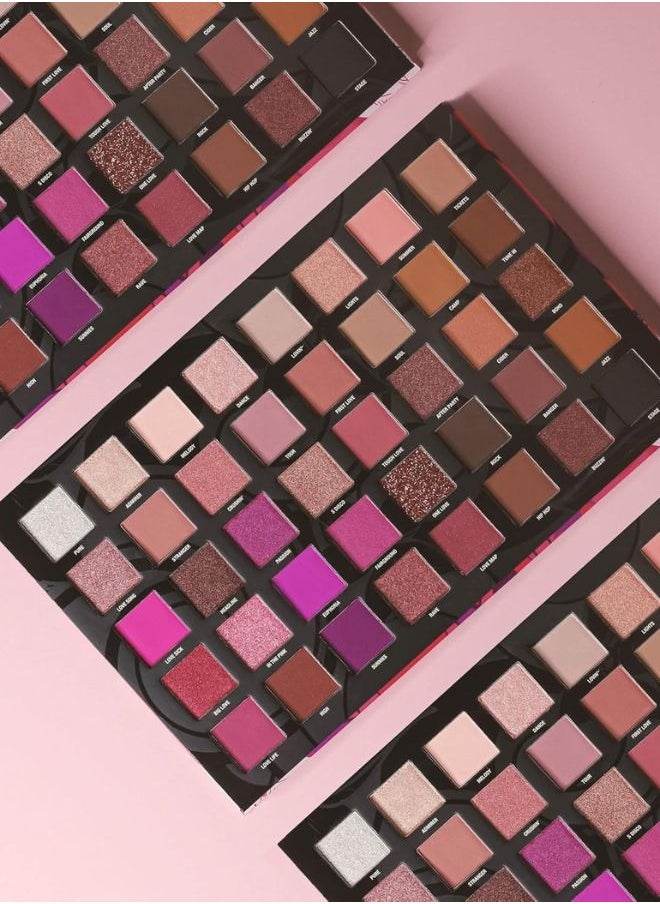 W7 Cosmetics W7 Love Fest Pressed Pigment Palette - 40 Playful Party Colours With Matte, Shimmer, Glitters - Flawless Long-Lasting Bold Makeup  - Image 4