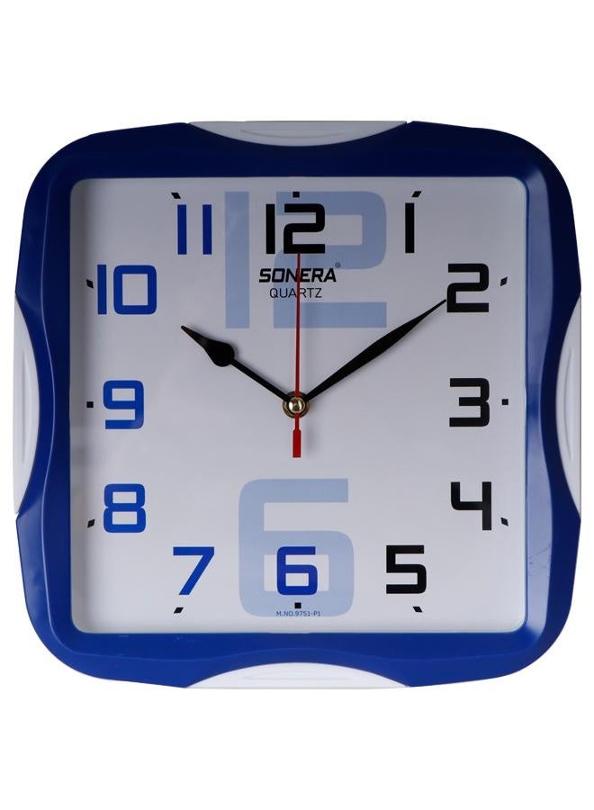 Sonera Wall Clock- 9751- Analog-  Blue - Image 1