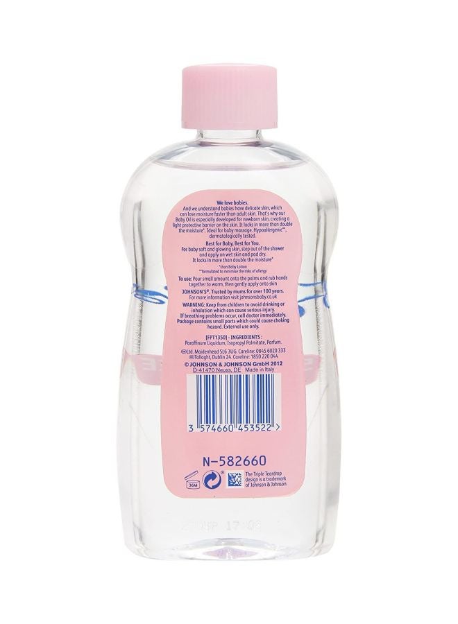 Johnson's Non-Sticky Baby Oil-300ml - Image 2
