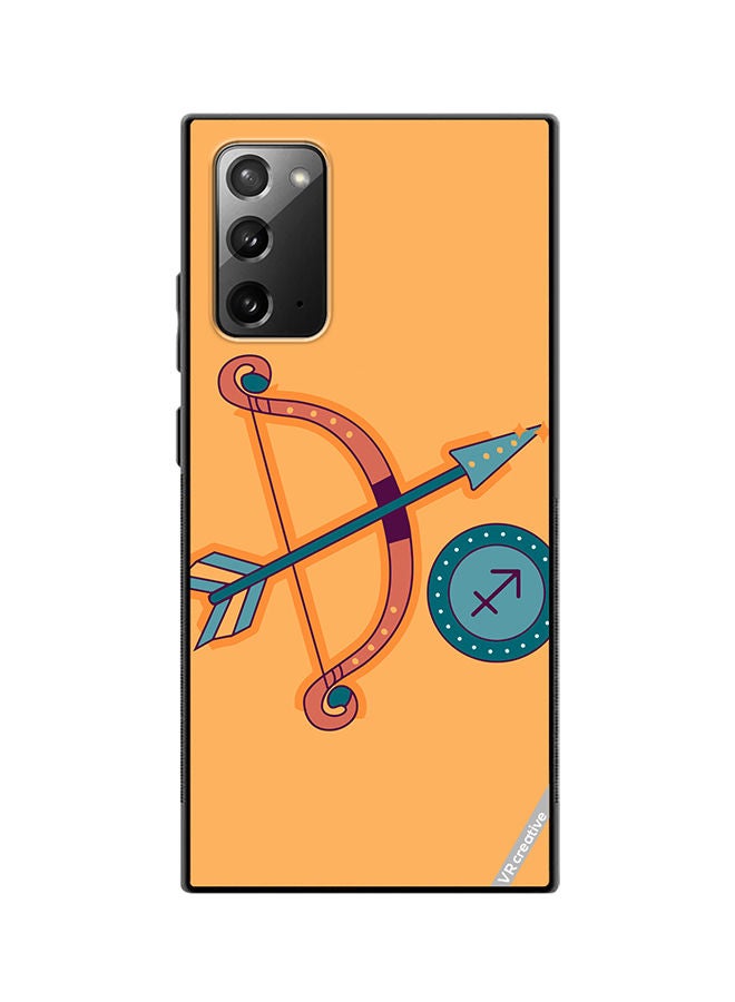 VR CREATIVE Protective Case Cover For Samsung Galaxy Note20 5G Bow Zodiac Signs Design Multicolour - Image 1