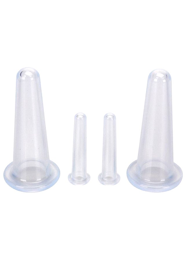 Generic Set of 4 Vacuum Cup Body Massagers 