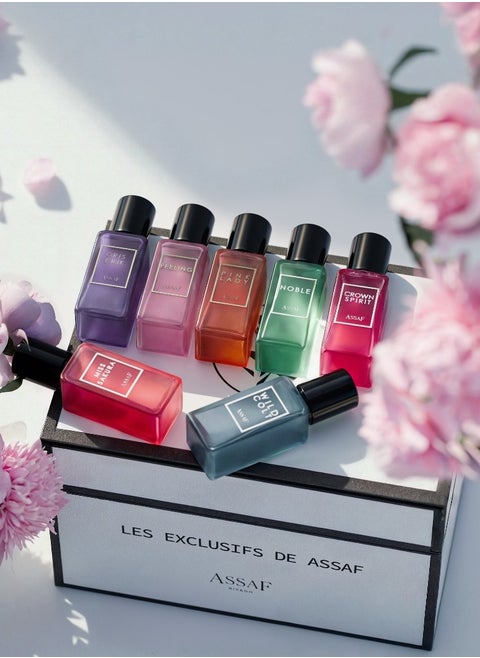 بكج عينات عطور عساف 7 عطور 5 مل