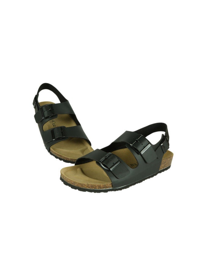 BiOCHIC Biochic Mens Back Strap Sandal 012-396 1810-Black  - Image 2
