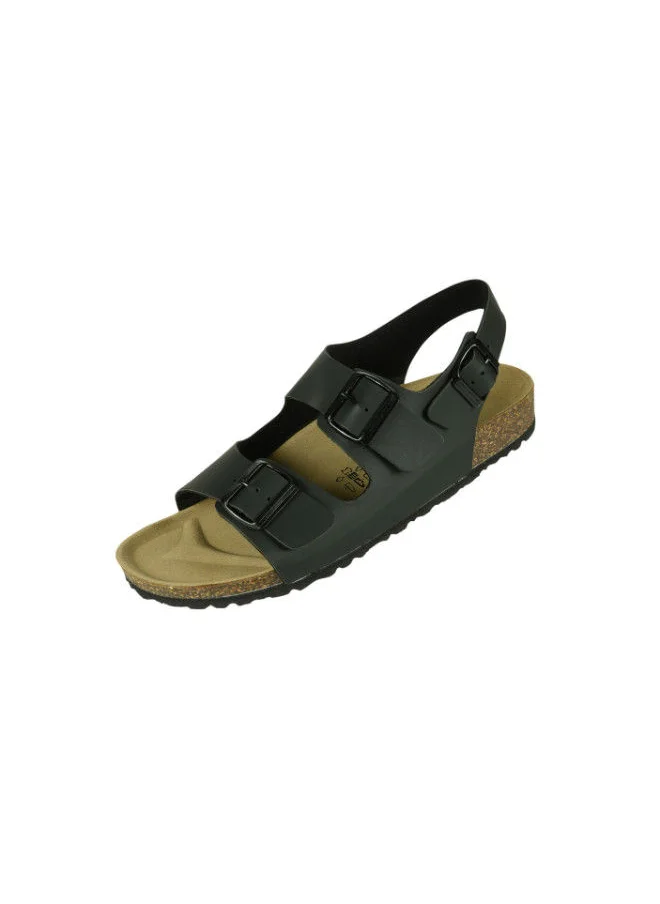 BiOCHIC Biochic Mens Back Strap Sandal 012-396 1810-Black