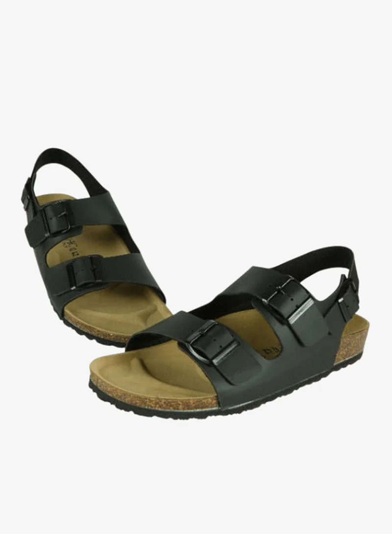 BiOCHIC Biochic Mens Back Strap Sandal 012-396 1810-Black