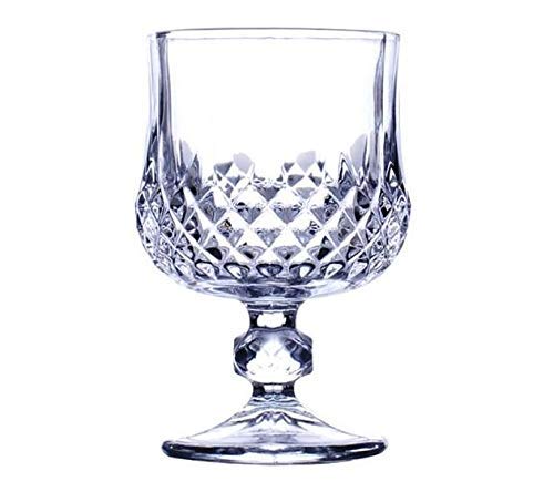 Vilon Italian Premium Classic Red Wine Glasses Set (Crystal Shine Wine Glass, 200 ML) (8) - Image 1