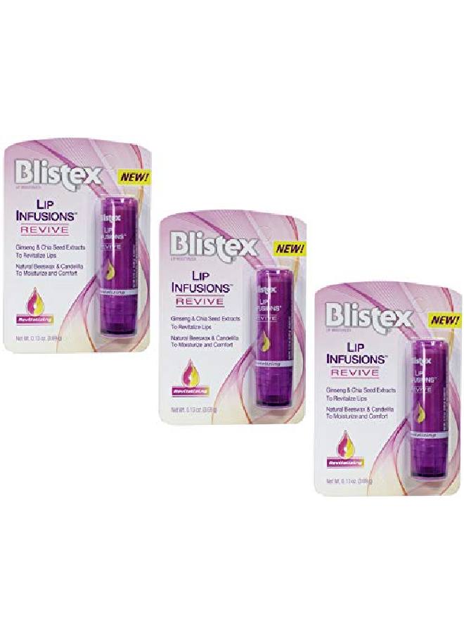 Blistex Lip Infusions Revive Lip Moisturizer 0.13 Ounce (3 Pack) - Image 2