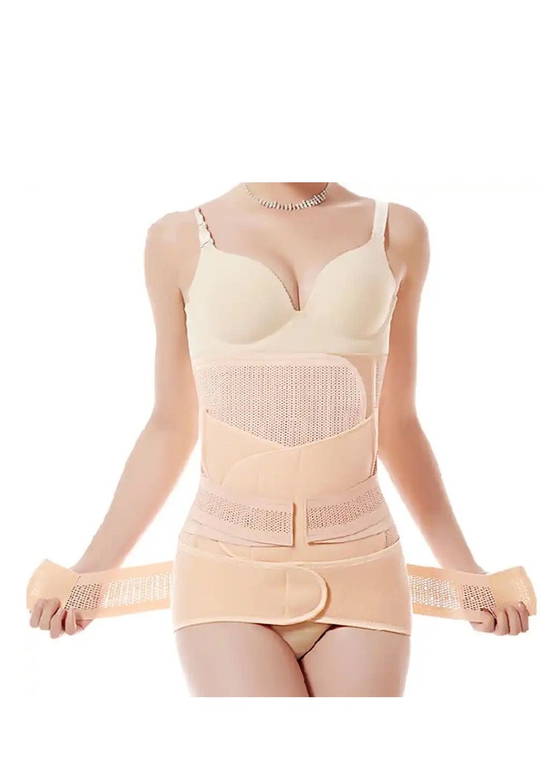 Generic 3 in 1 Postpartum Body Shaper Recovery Support Abdominal Girdle Postpartum Body Shaper Waist Shaper Size M  - Image 4