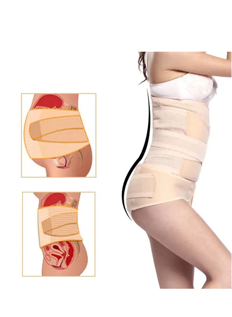 Generic 3 in 1 Postpartum Body Shaper Recovery Support Abdominal Girdle Postpartum Body Shaper Waist Shaper Size M  - Image 5