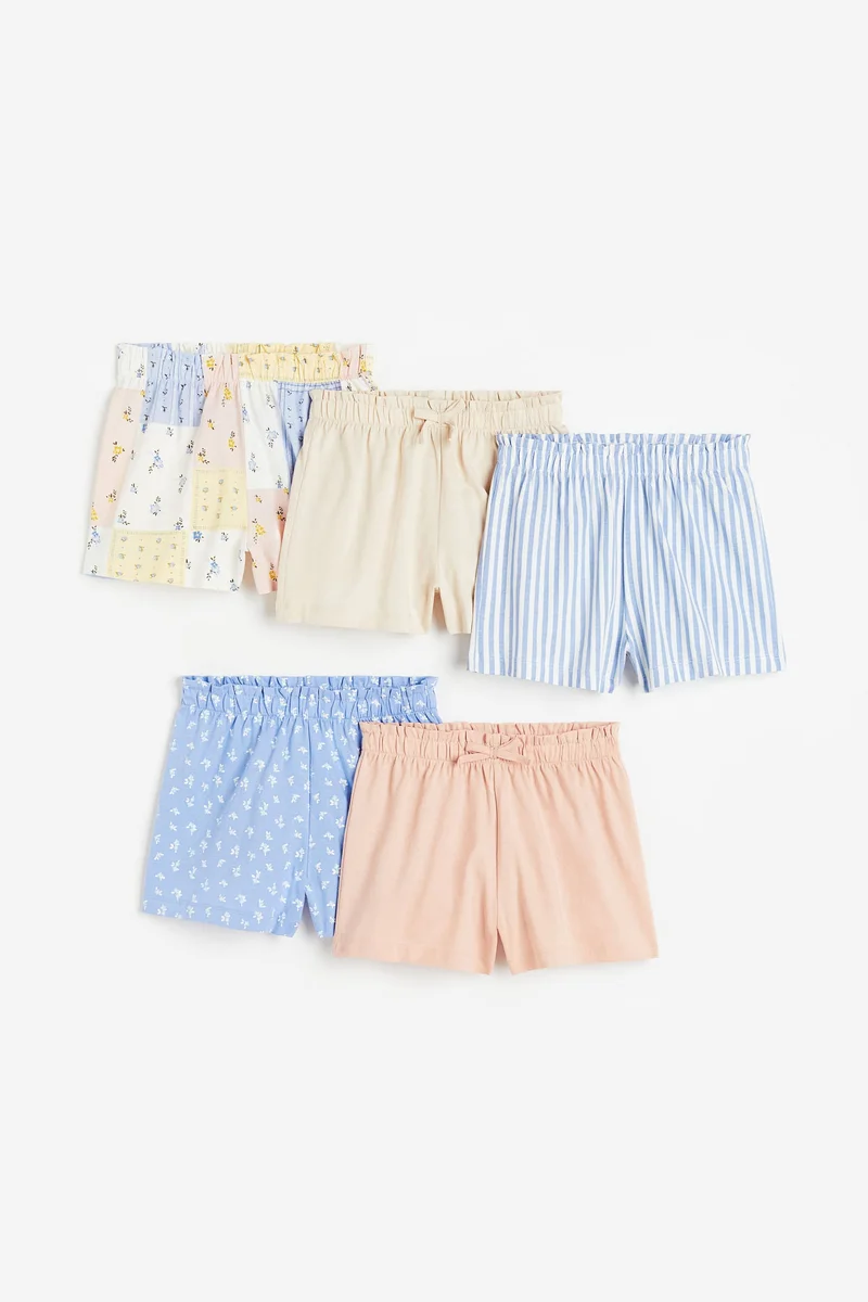 H&M Kids 5 Pack Pull-On Shorts
