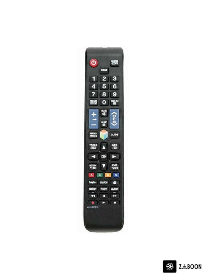 Zaboon Remote Control For Samsung LCD And LED Smart TV Black