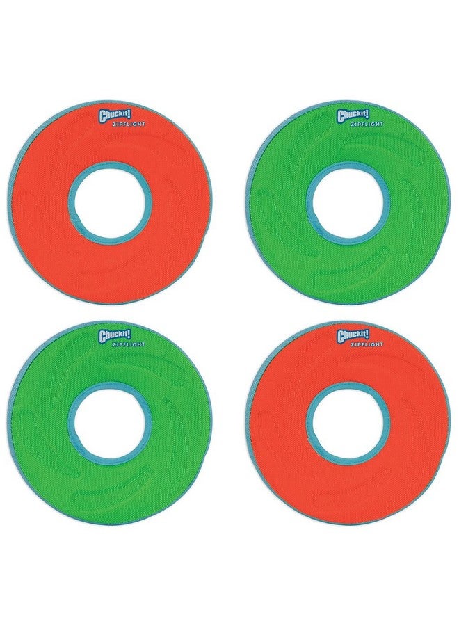 Chuckit! Chuckit Zipflight Amphibious Flying Ring - Assorted Small - 6 in. Diameter (4 Pack) - Image 1