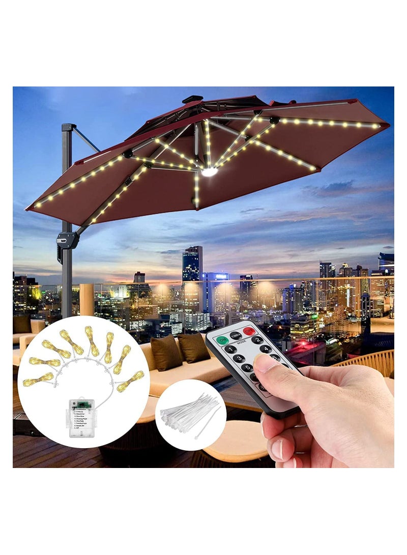 Shanny Waterproof Patio Umbrella Lights, Waterproof LED String Light for indoor, Outdoor, Party Decoration - Image 1