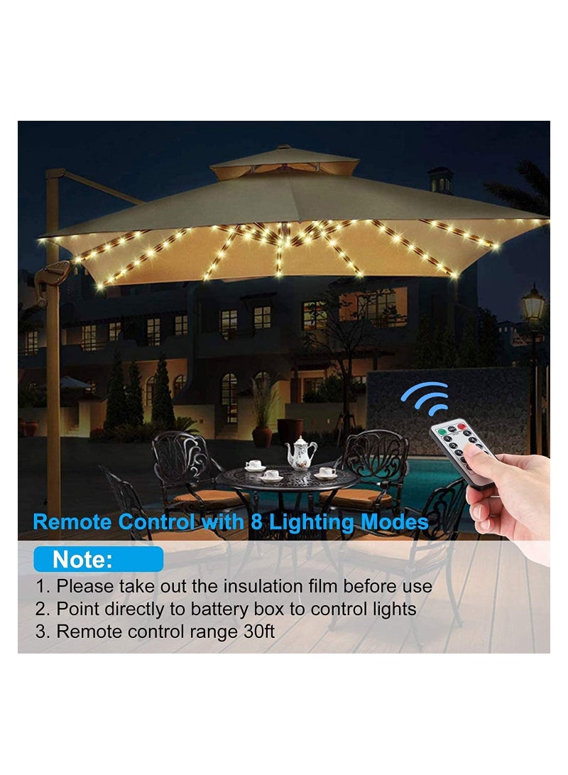 Shanny Waterproof Patio Umbrella Lights, Waterproof LED String Light for indoor, Outdoor, Party Decoration - Image 3