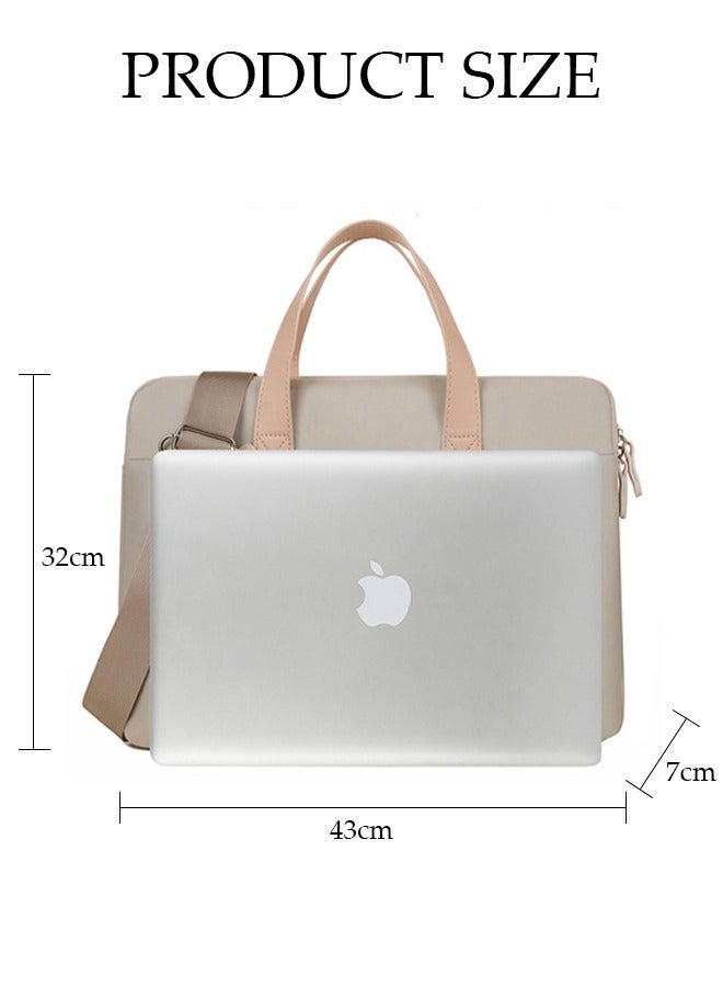 DUNISO 15.6 Inch Laptop Bag with Multi Compartment Lightweight Laptop Hand Bag Crossbody Bag Travel Business Briefcase Water-Resistant Dust-proof Shoulder Messenger Bag for Women Work Office  - Image 4