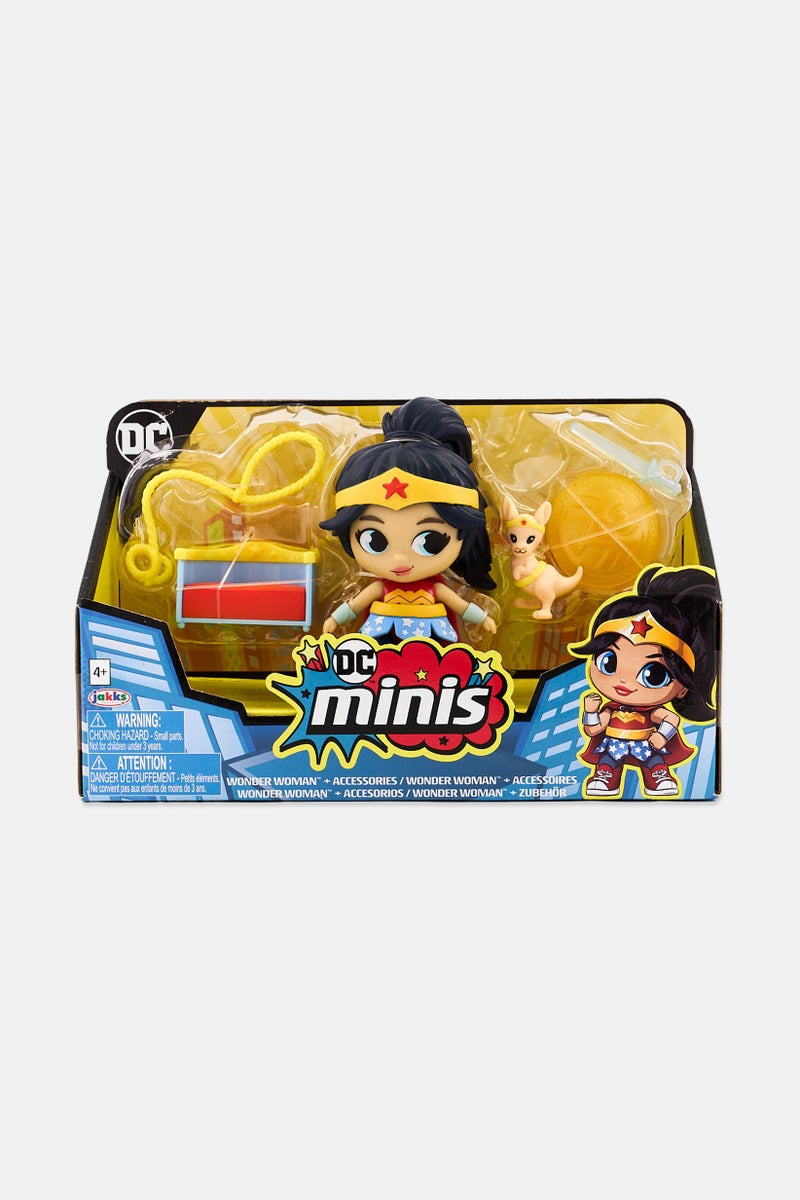 DC Comics Dc Minis Fig Wonder Woman With Lasso Shield And Pet - Image 1