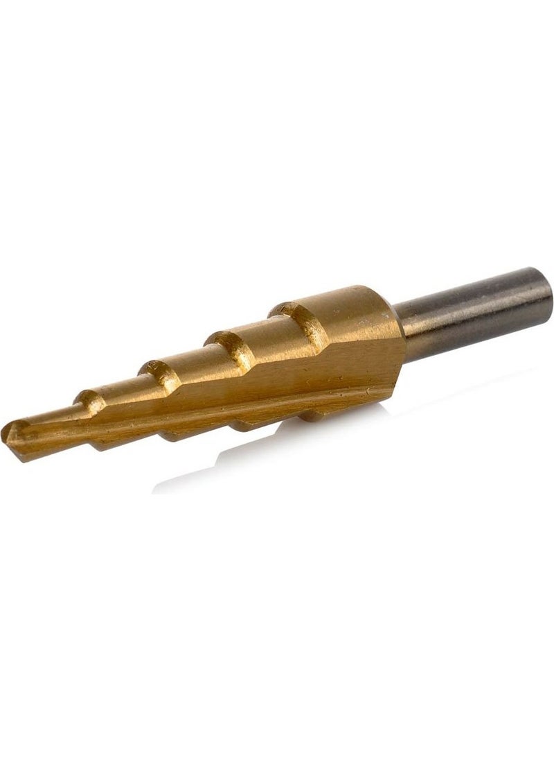 TiTi 5090 Hss Stepped Drill Bit Punch Sheet Metal Drill 4-12 mm  - Image 2