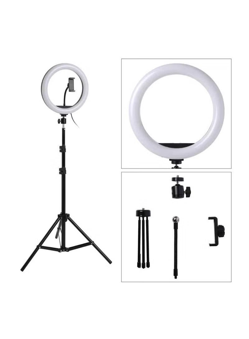 ميجوفاست حلقة إضاءة LED للتصوير الفوتوغرافي مع حامل ثلاثي القوائم مقاس 14 بوصة - Image 1