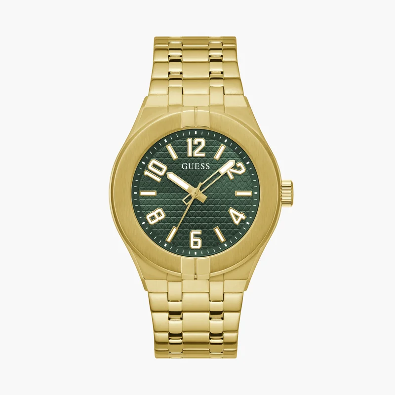 جس Gold Analog Watch for Men