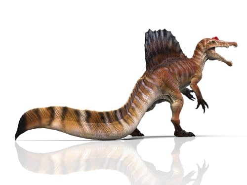 RECUR 18 Spinosarus Prehistoric Dinosaur Models Realistic Dino Figurine Dino Play Toy for Display with Movable Jaw Deluxe - Image 1