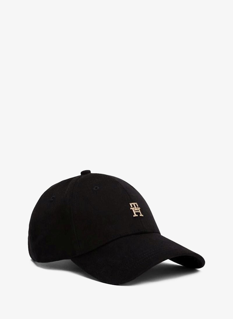 TOMMY HILFIGER Chic TH Monogram Twill Baseball Cap - Image 1