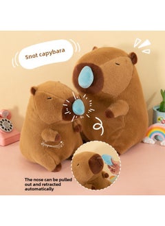 Explosions Kapibala Capybara Series Plush Toy Doll Grab Machine Doll Birthday Gift Wholesale-Specifications:Same Style As Nezha|European Mink Snotty Capybara-kola (50cm )-Color:18-55