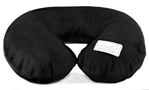 Dream Essentials Wild Essentials Inflatable Travel Neck Pillow, U-Shape with Washable Soft Cover (Black) - Image 3